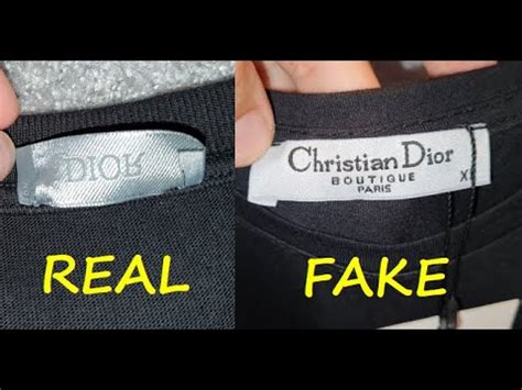 dior tshirt fake|how to tell if dior shirt is real.